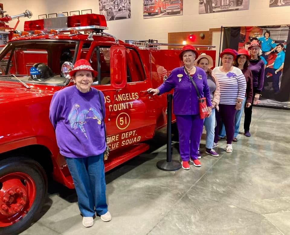 Purple, Red & Ravishing Visits the LA County Fire Museum