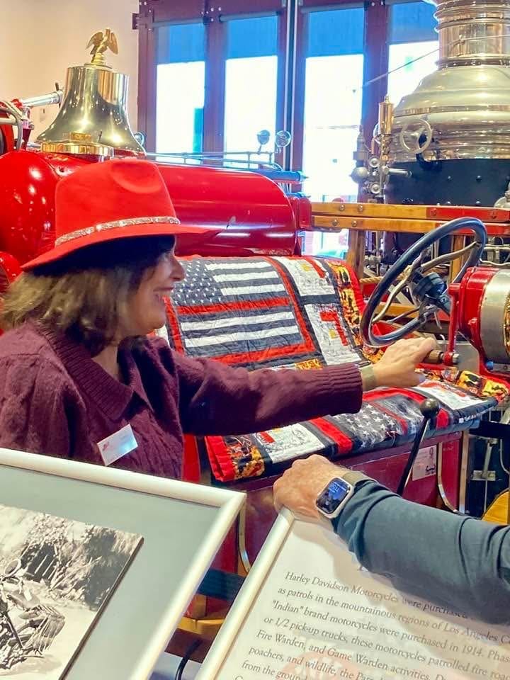 Purple, Red & Ravishing Visits the LA County Fire Museum
