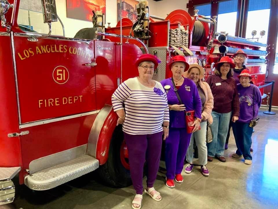 Purple, Red & Ravishing Visits the LA County Fire Museum