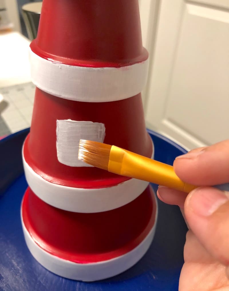 Terracotta Pot Lighthouse Bird Feeder
