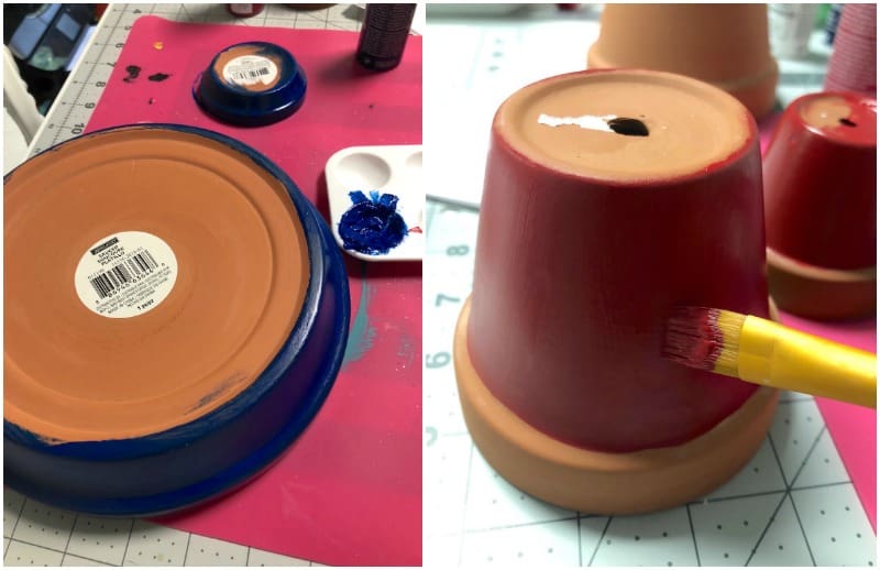 Terracotta Pot Lighthouse Bird Feeder