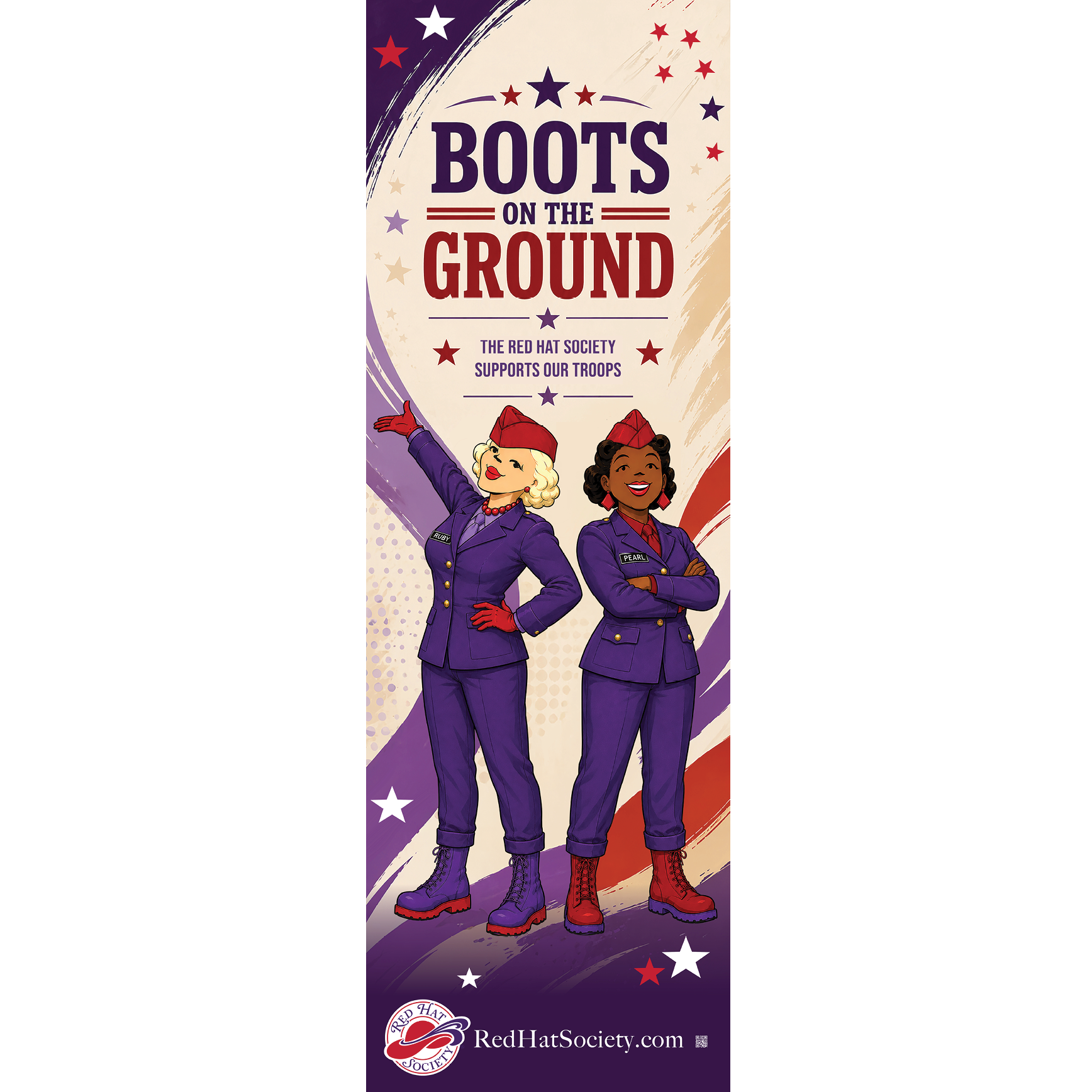 Boots on the Ground 40's Banner