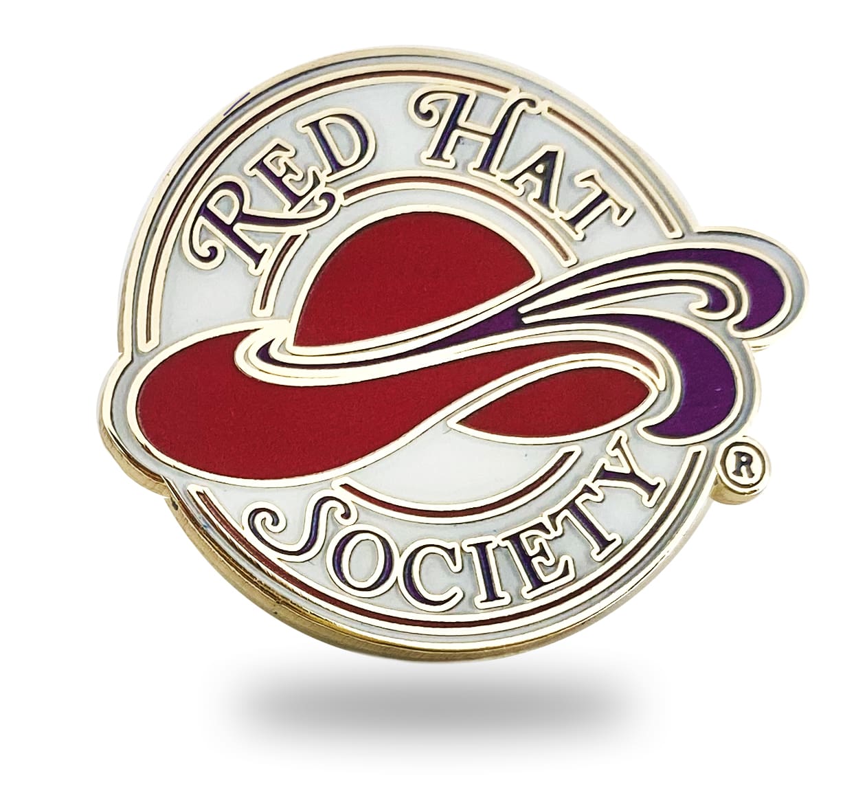 Red Hat Society Logo Magnetic Pin